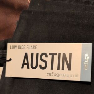 Refuge Black Bootcut Jeans